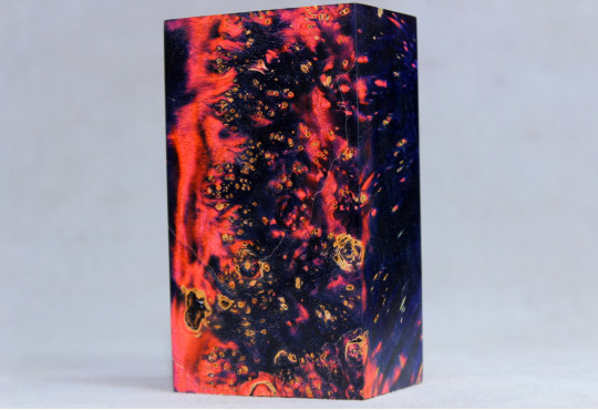 Stabilized Maple Burl Wood Mod Block